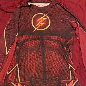 The Flash long sleeve compression material shirt